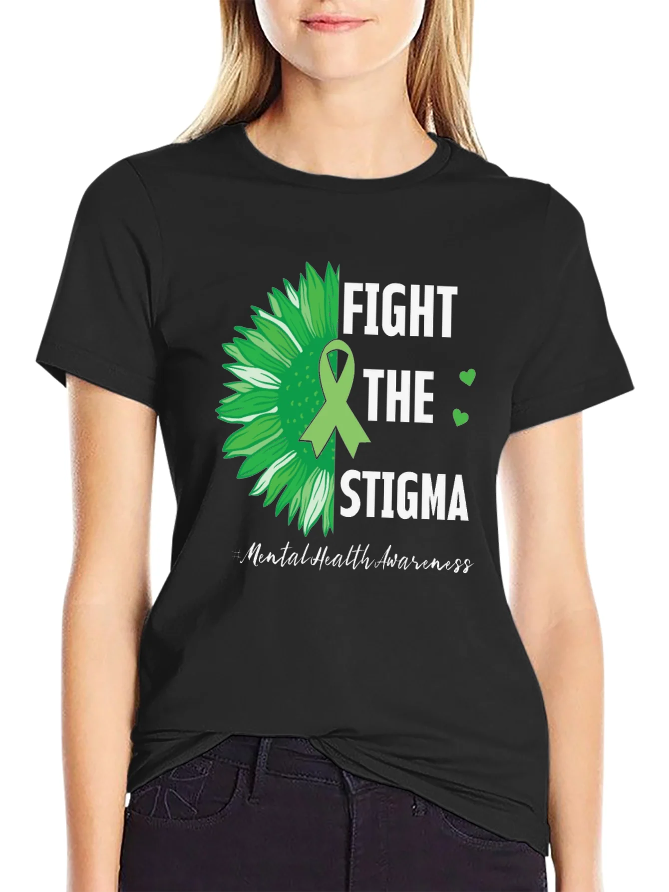 Rebbecca Fight The Stigma Mental Health Awareness T-Shirt