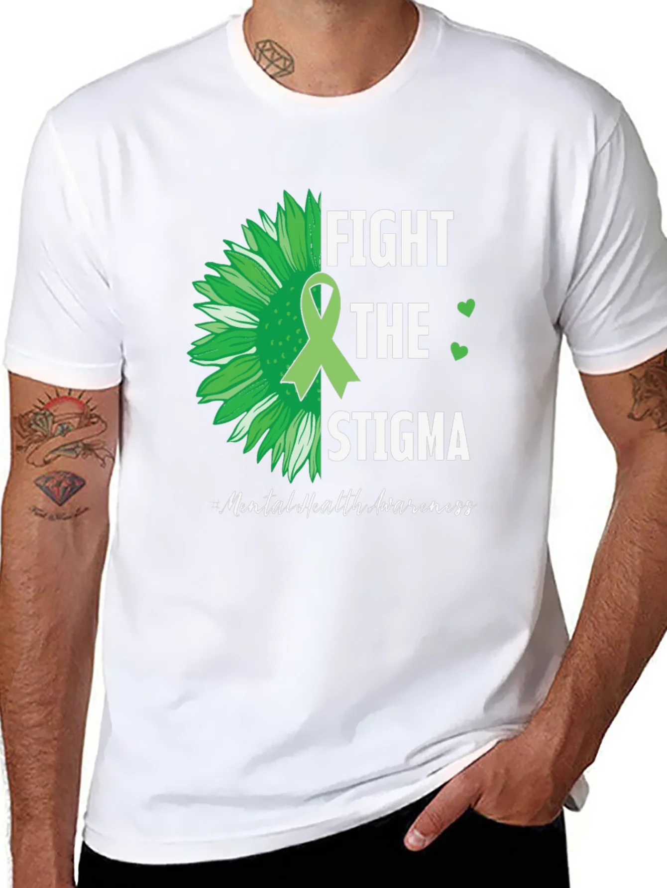 Rebbecca Fight The Stigma Mental Health Awareness T-Shirt