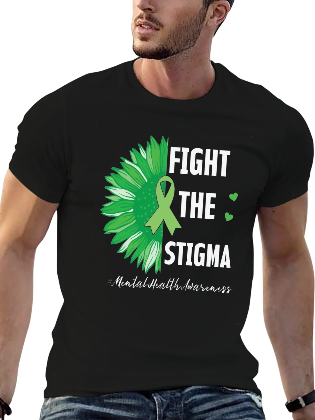 Rebbecca Fight The Stigma Mental Health Awareness T-Shirt