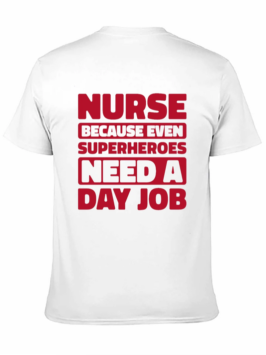 Camiseta Negra: Enfermera Porque Incluso los Superh¨¦roes Necesitan un Trabajo