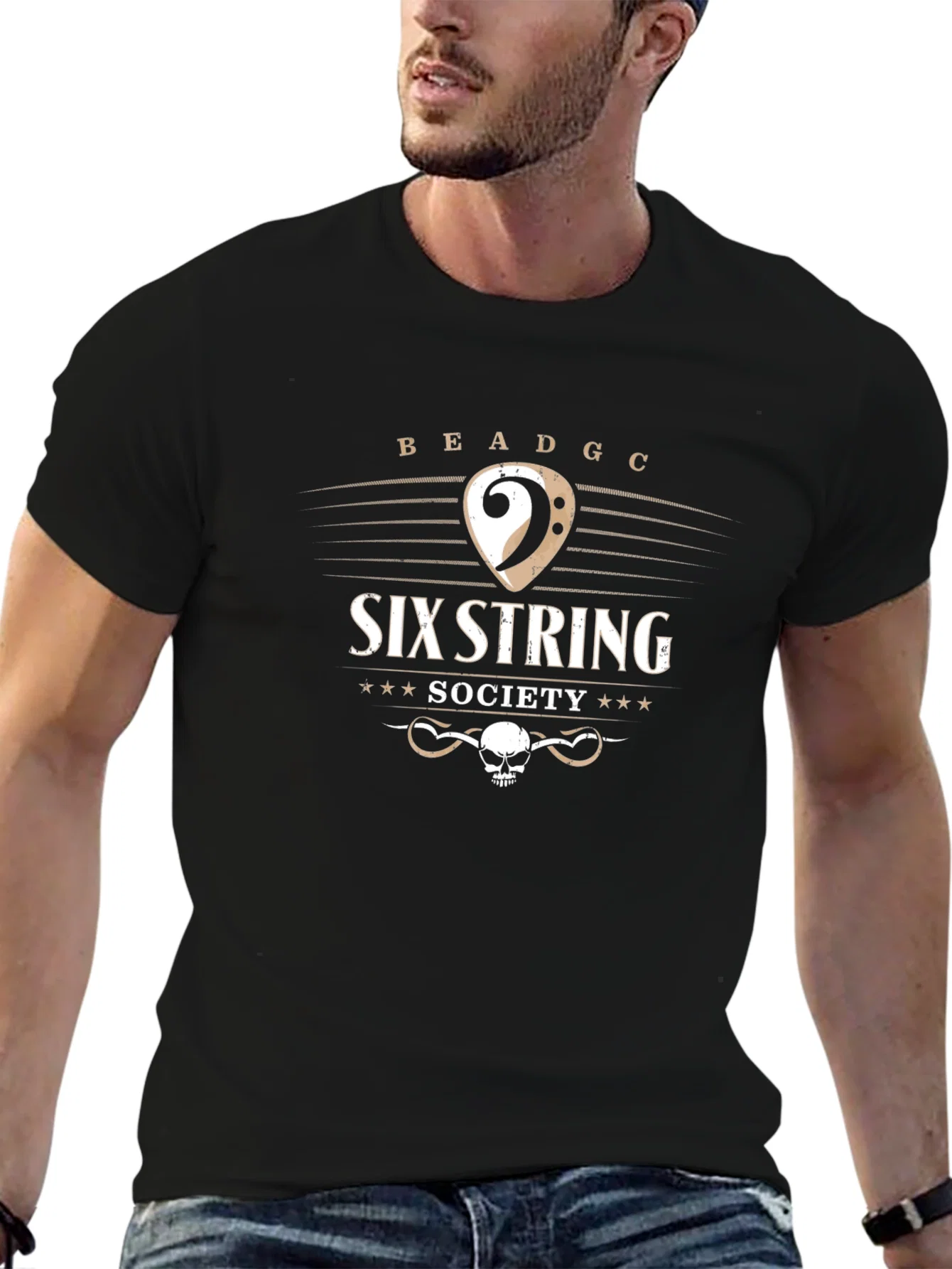 Rebbecca Six String Society T-Shirt - Musician Style