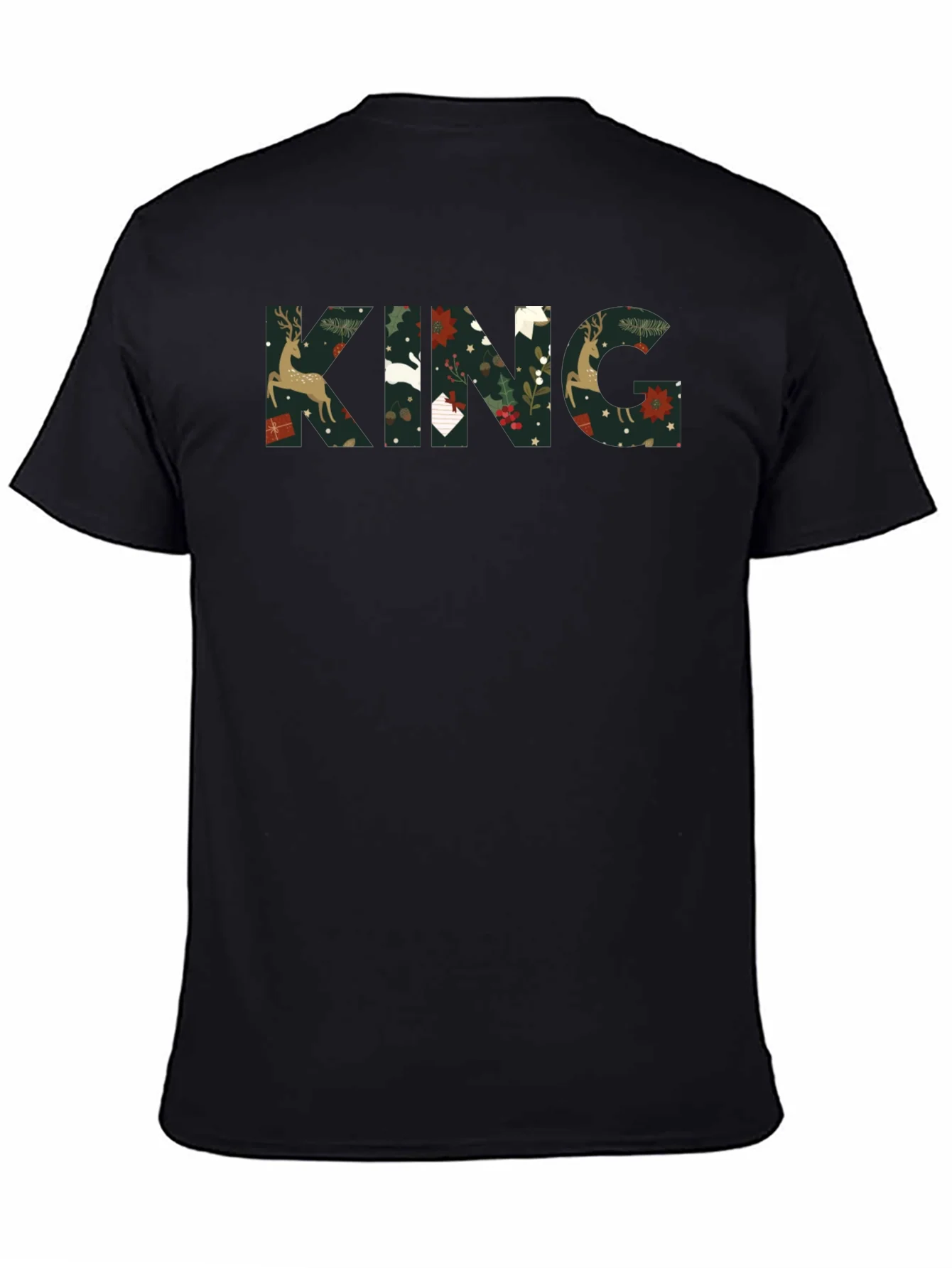 Rebbecca King Christmas Pattern Tee Shirt