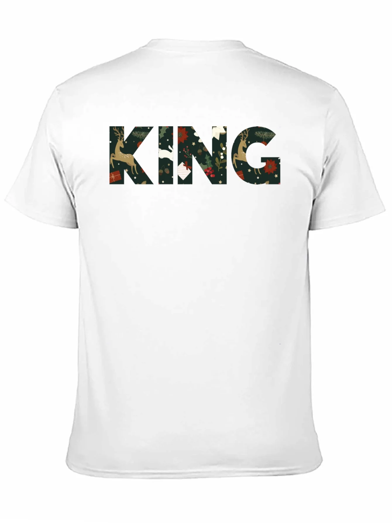 Rebbecca King Christmas Pattern Tee Shirt