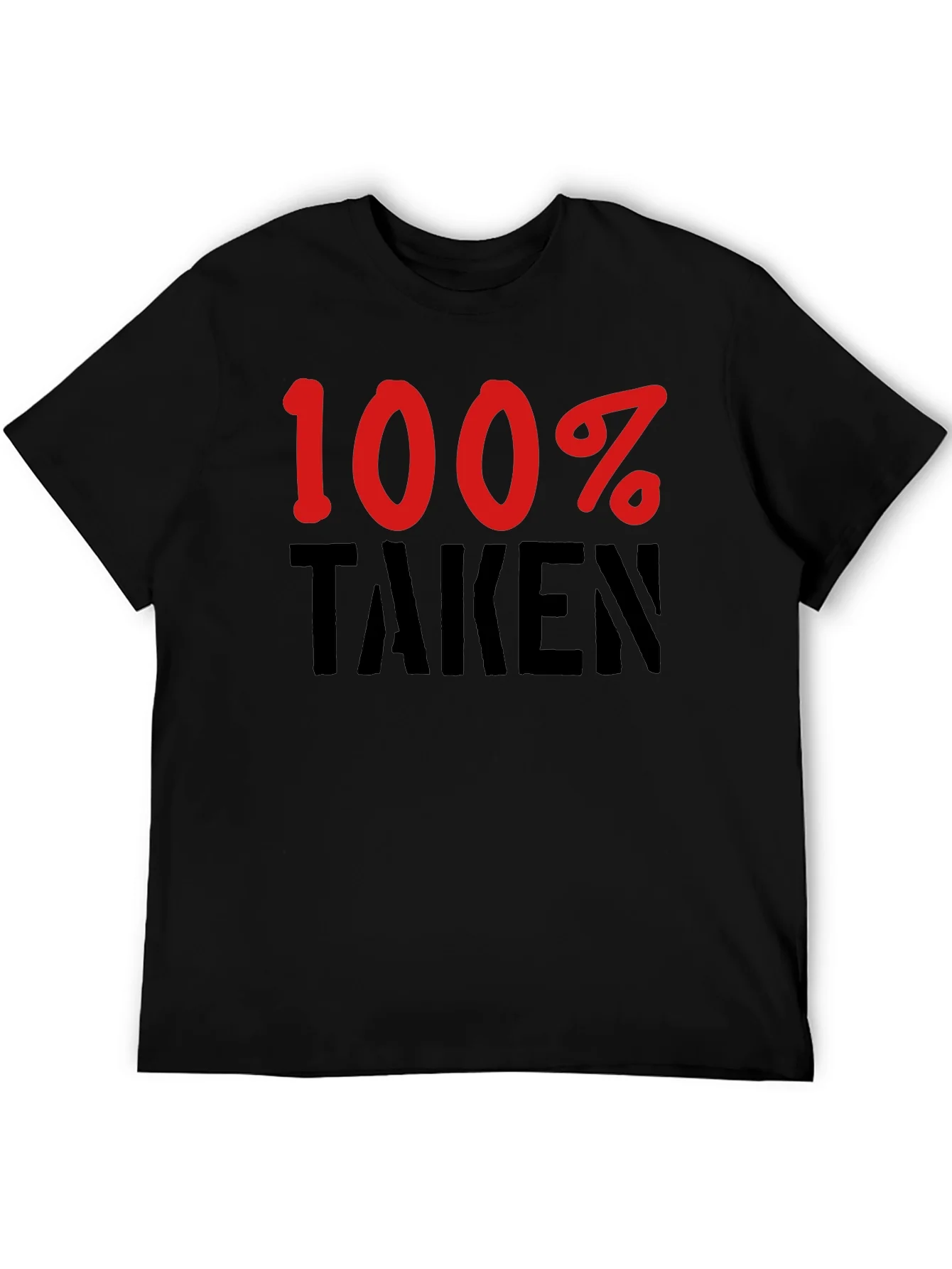 Camiseta Negra 100% Taken - Para Enamorados
