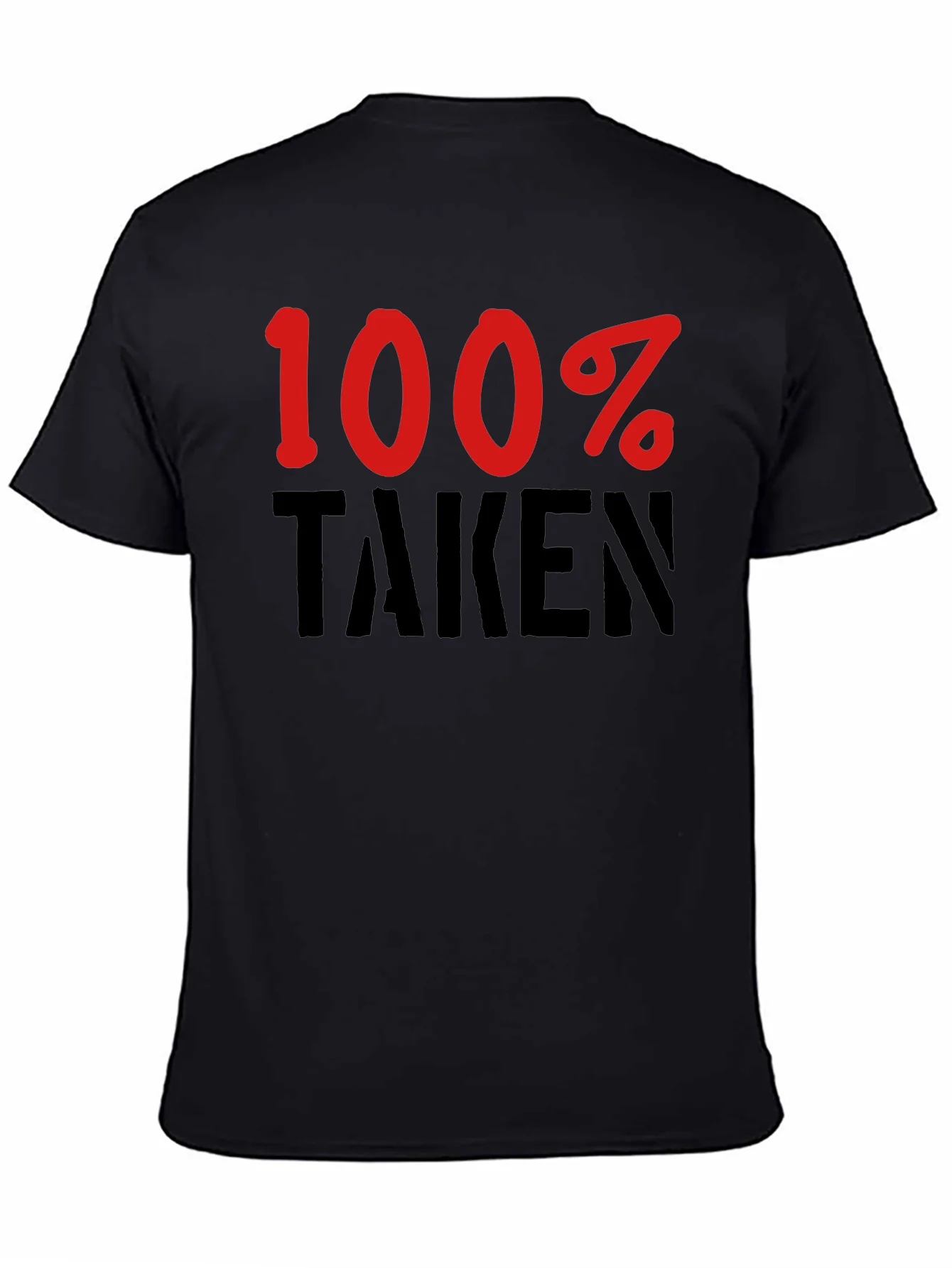 Camiseta Negra 100% Taken - Para Enamorados
