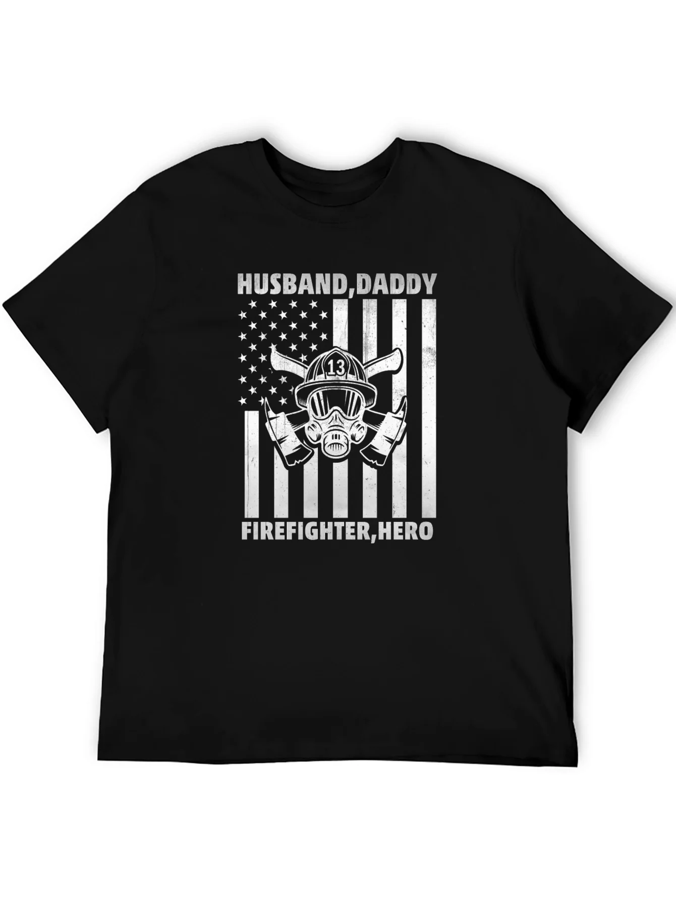 Camiseta Hombre: H¨¦roe Bombero - Pap¨¢ y Esposo
