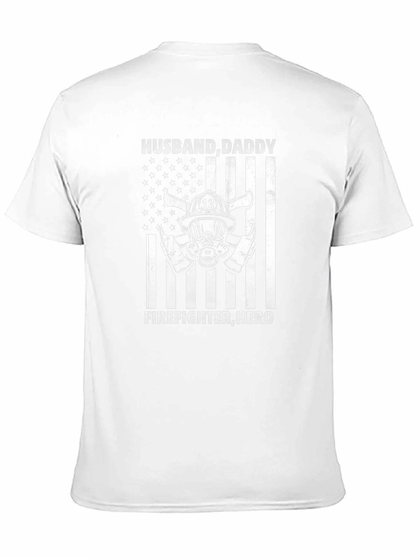 Camiseta Hombre: H¨¦roe Bombero - Pap¨¢ y Esposo