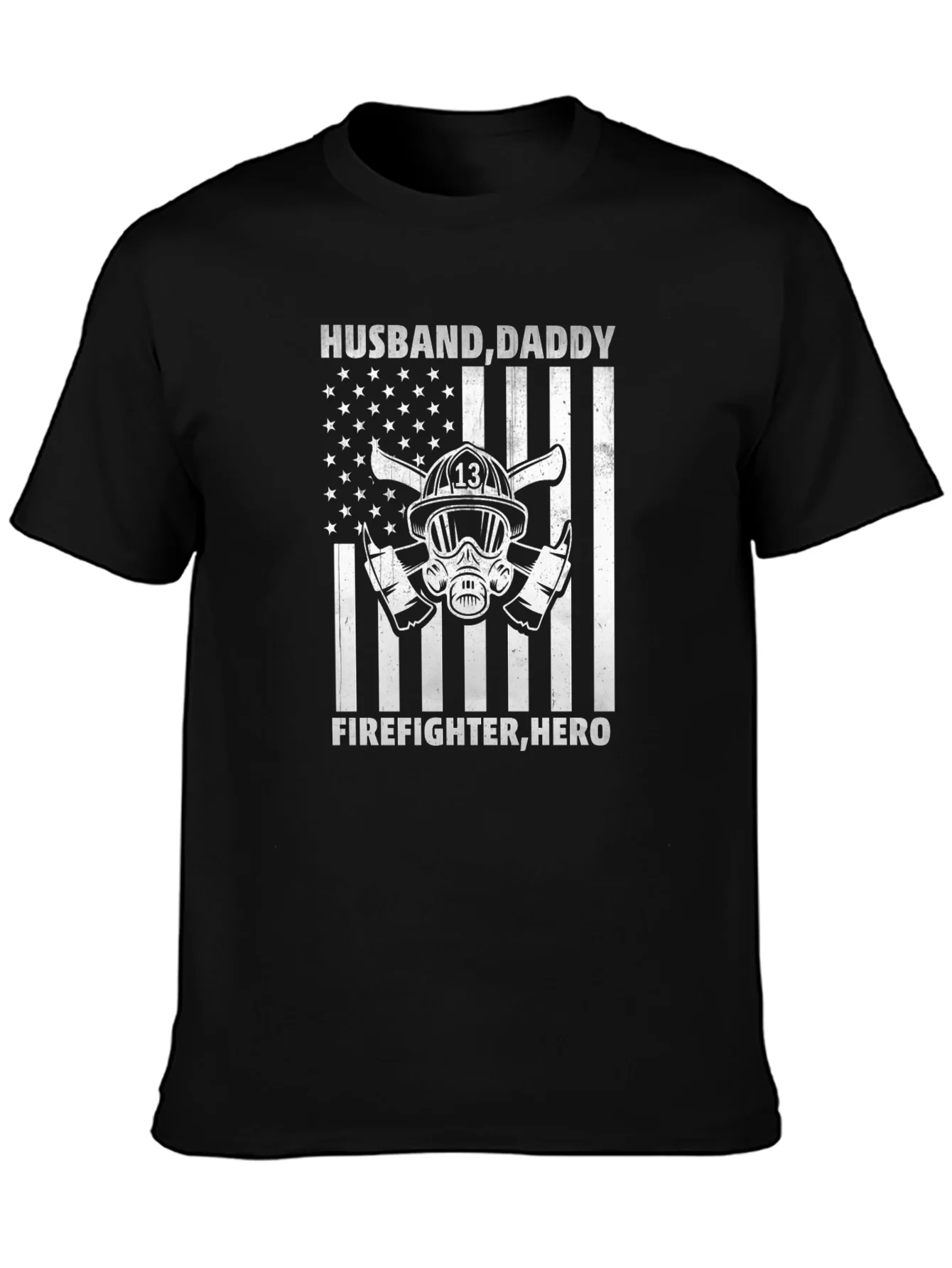 Camiseta Hombre: H¨¦roe Bombero - Pap¨¢ y Esposo