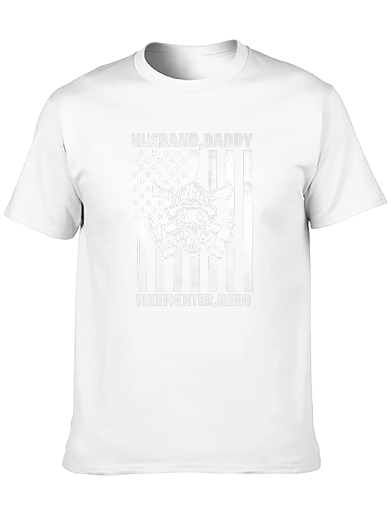 Camiseta Hombre: H¨¦roe Bombero - Pap¨¢ y Esposo