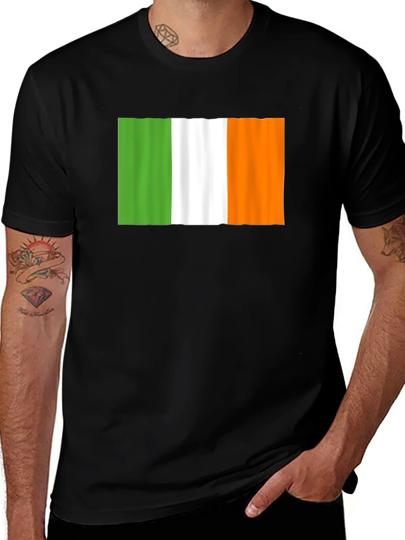 Rebbecca Irish Flag T-Shirt - Ireland Pride
