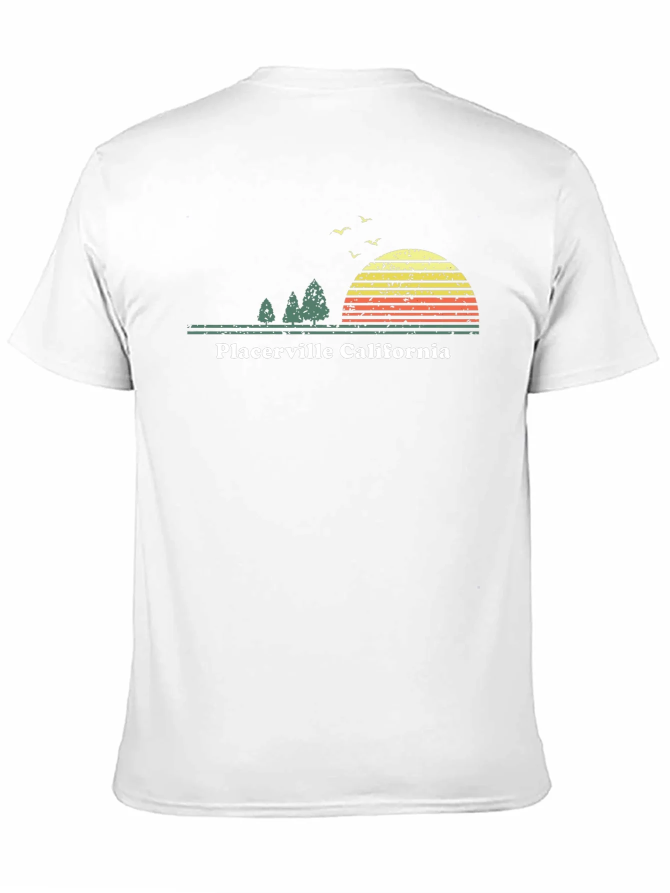Camiseta Negra Retro Placer. California