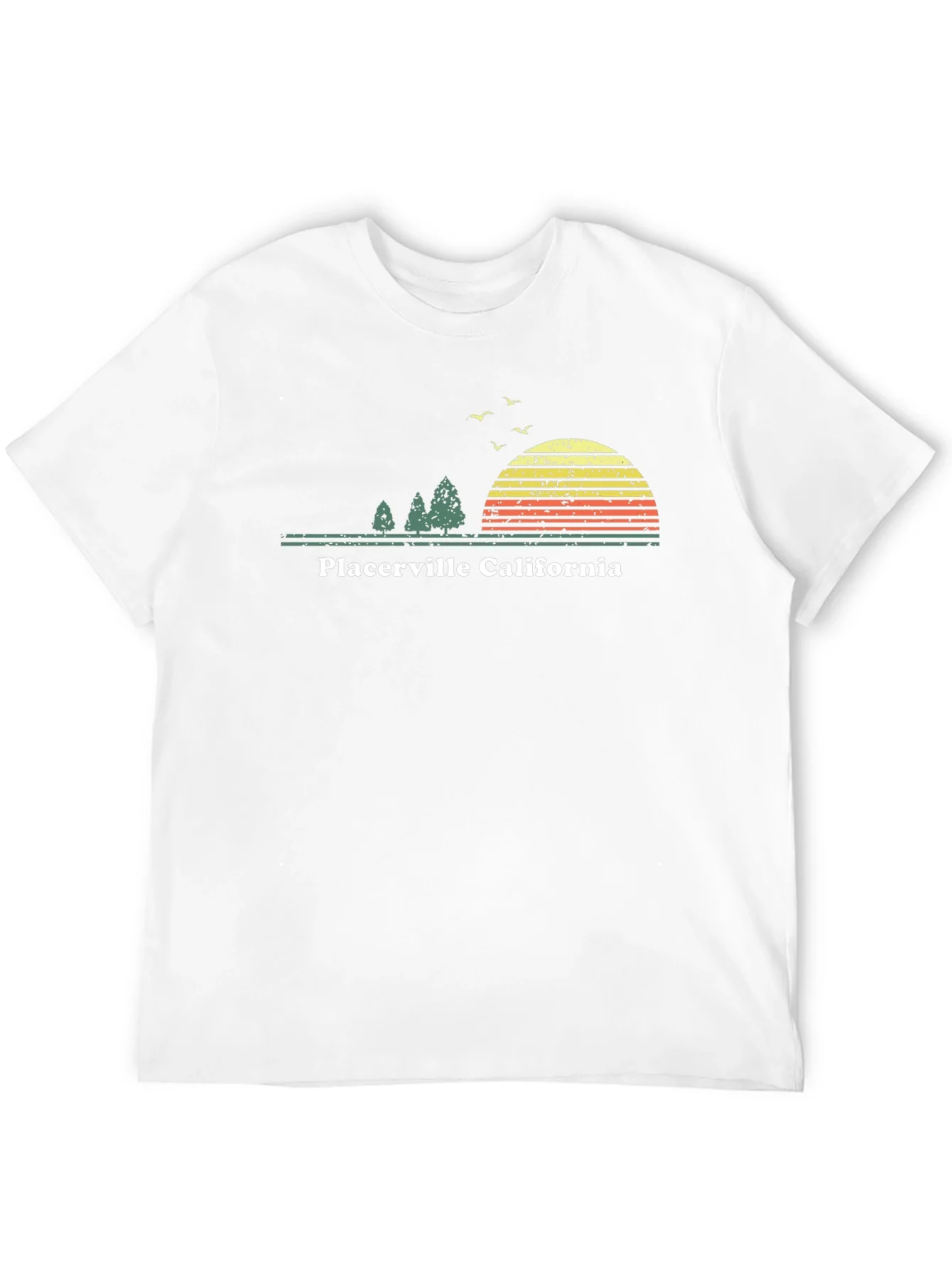 Camiseta Negra Retro Placer. California