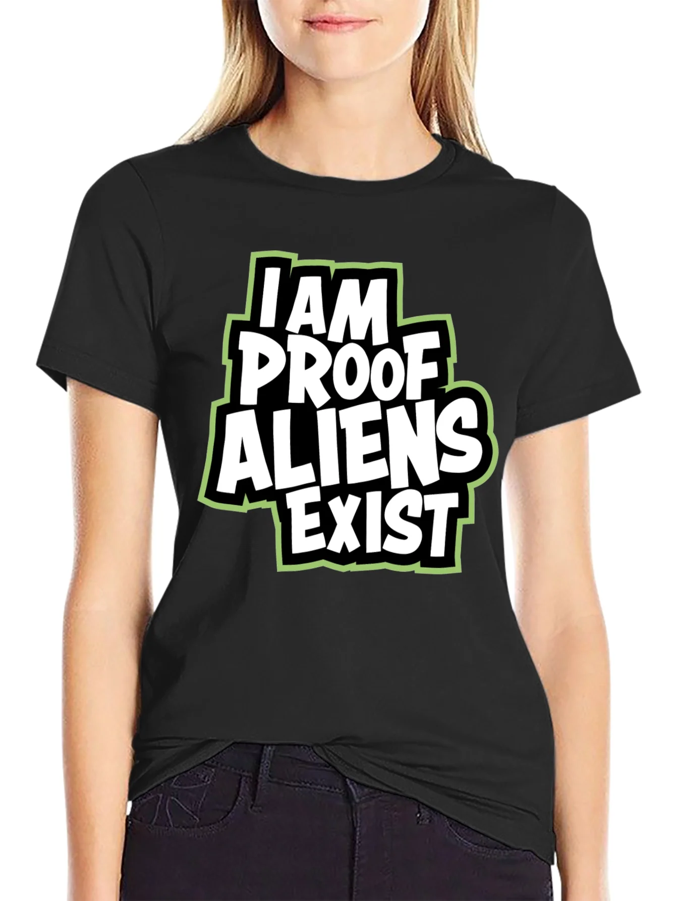 Rebbecca I Am Proof Aliens Exist Graphic Tee