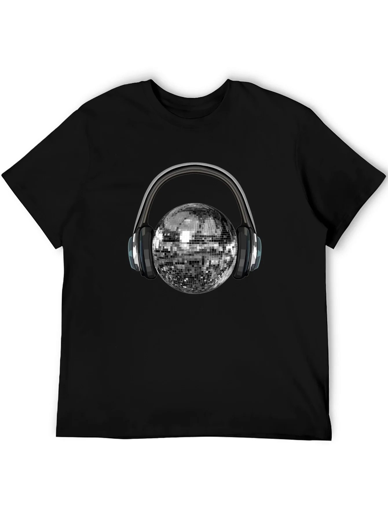Rebbecca Disco Ball Headphones Graphic Tee - Party Ready!