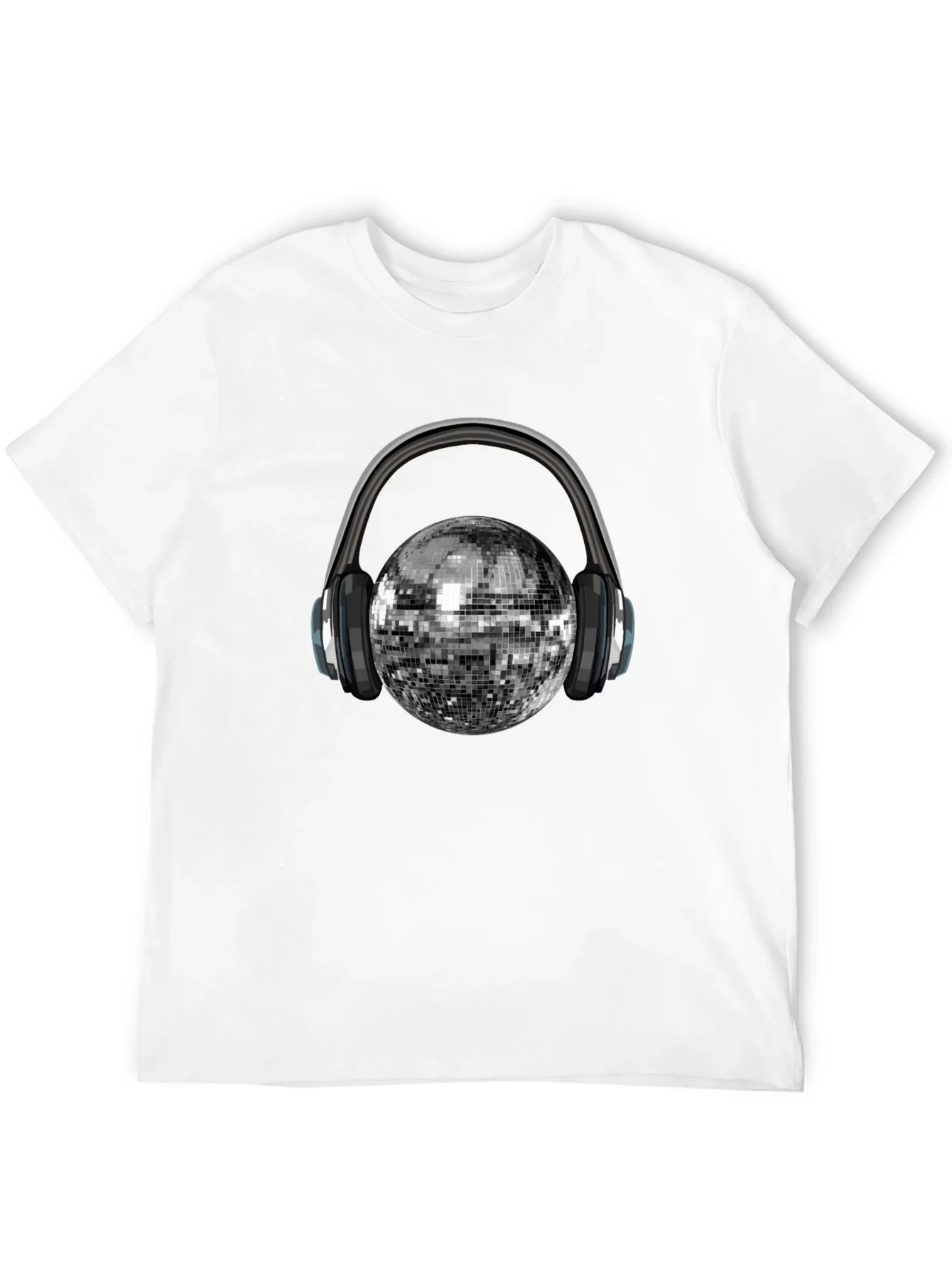 Rebbecca Disco Ball Headphones Graphic Tee - Party Ready!