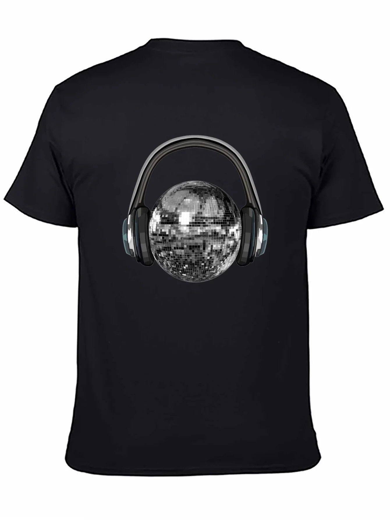 Rebbecca Disco Ball Headphones Graphic Tee - Party Ready!