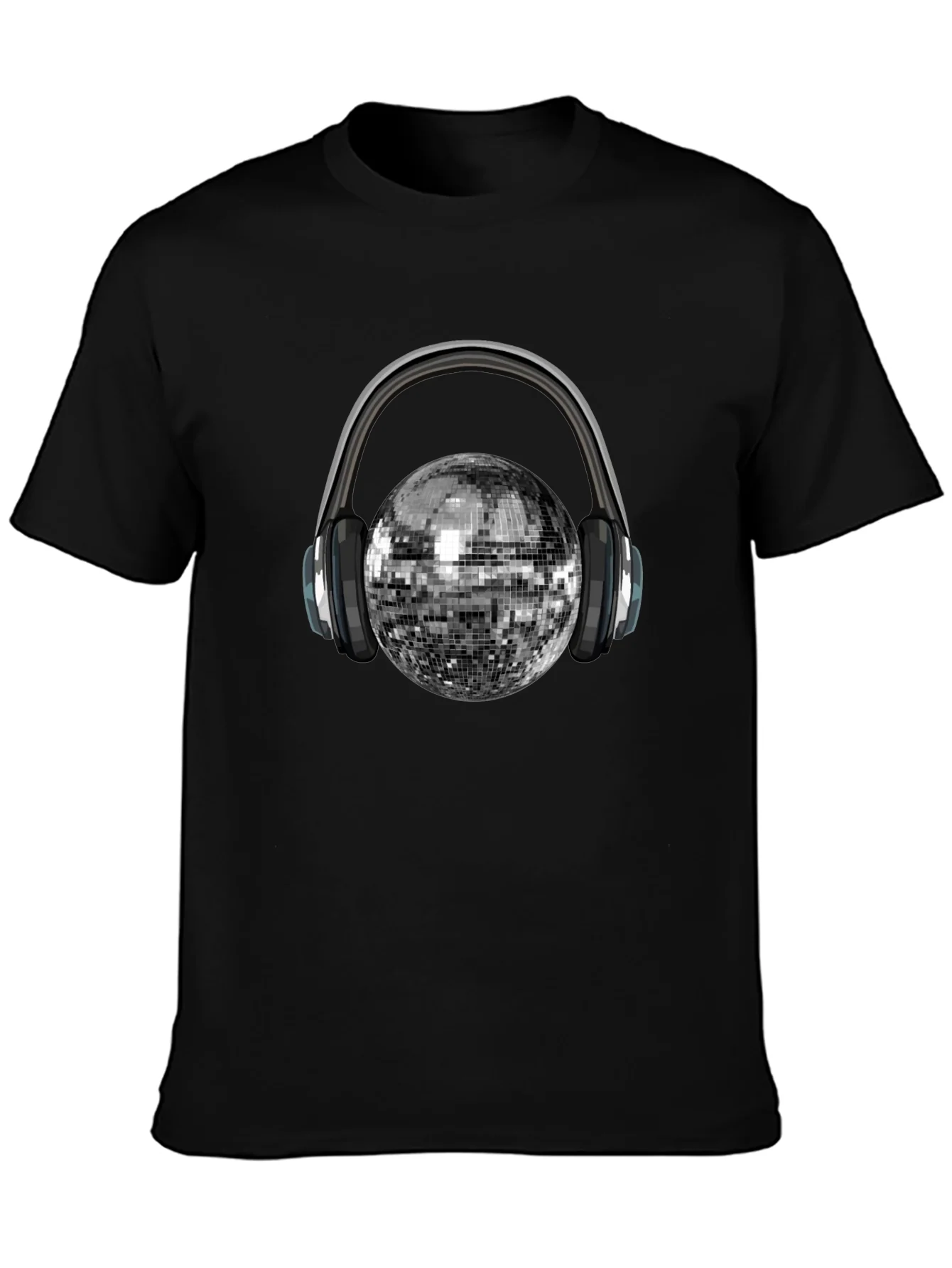 Rebbecca Disco Ball Headphones Graphic Tee - Party Ready!