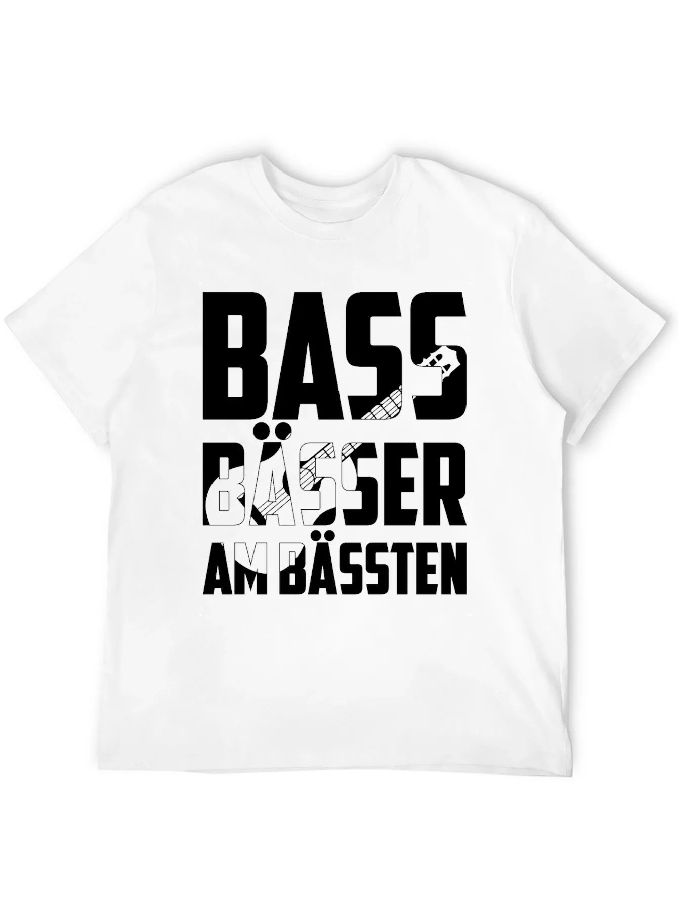 Rebbecca Bass Bässer Am Bässten Graphic Tee - Black