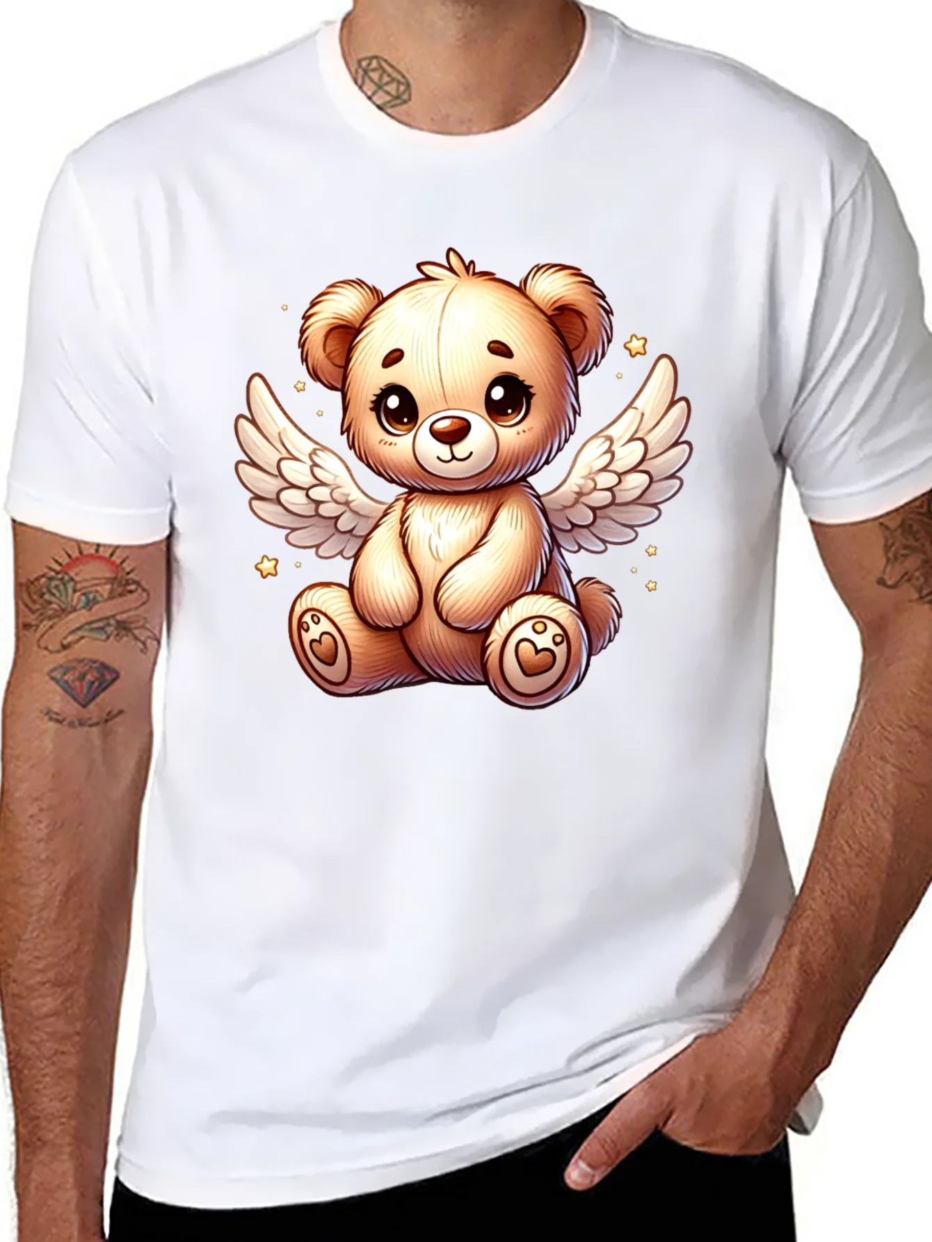 Rebbecca Angel Teddy Bear Black T-Shirt