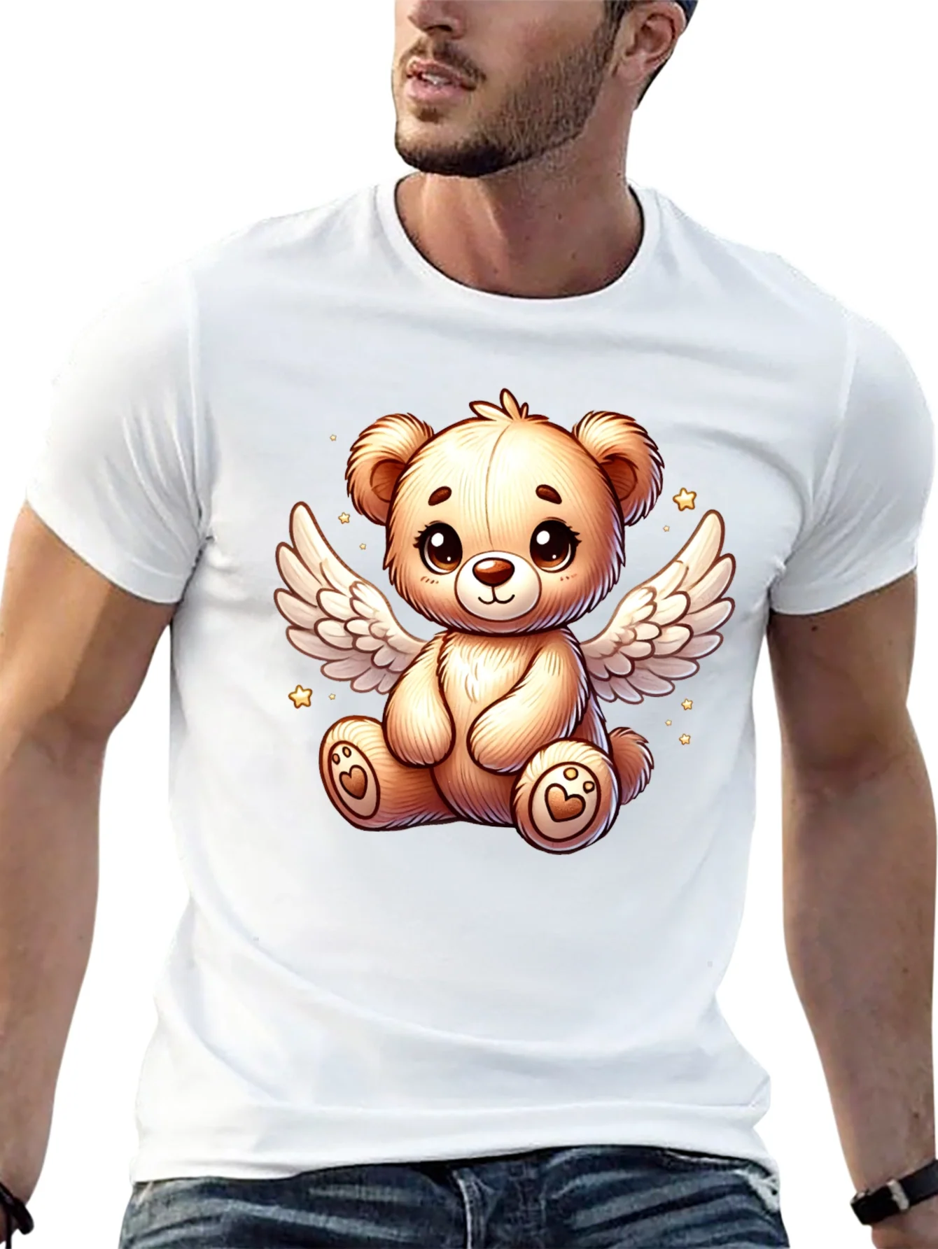 Rebbecca Angel Teddy Bear Black T-Shirt