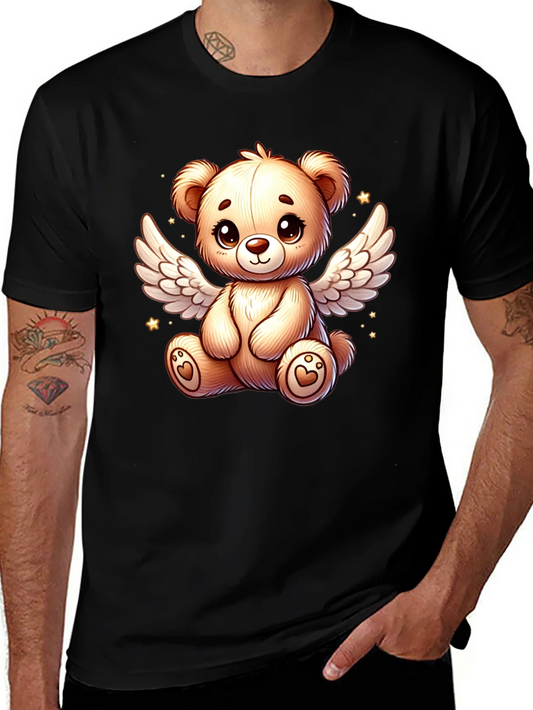Rebbecca Angel Teddy Bear Black T-Shirt
