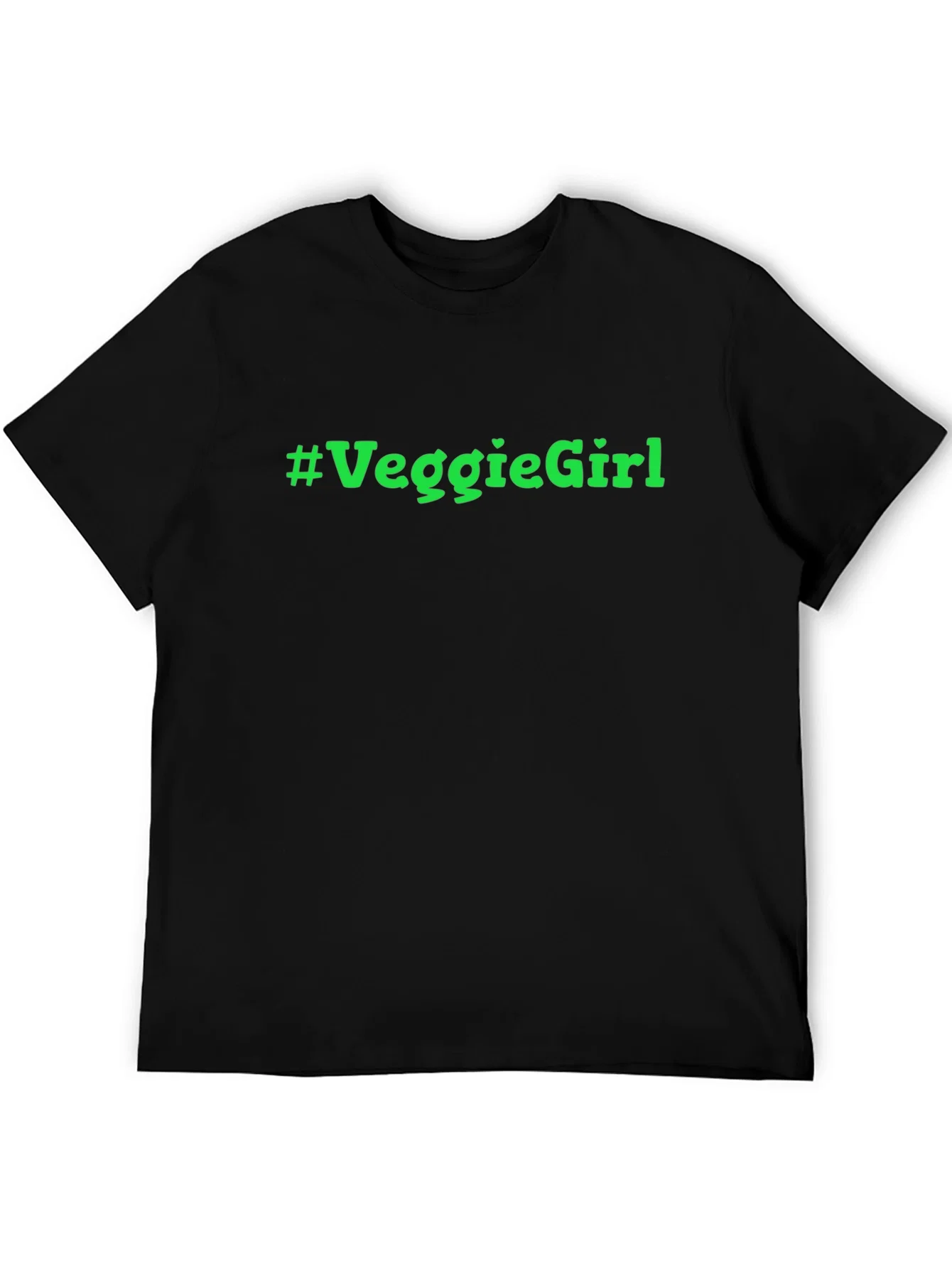 Rebbecca Veggie Girl T-Shirt - Black Cotton Tee