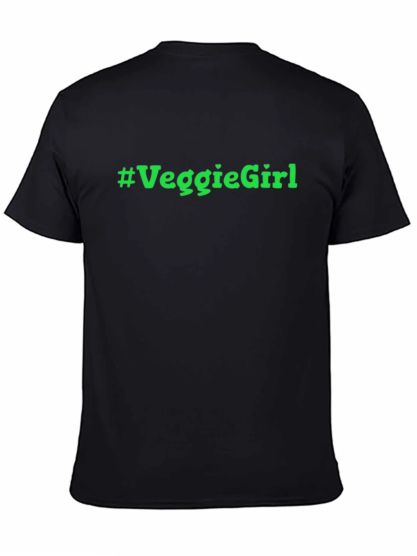 Rebbecca Veggie Girl T-Shirt - Black Cotton Tee