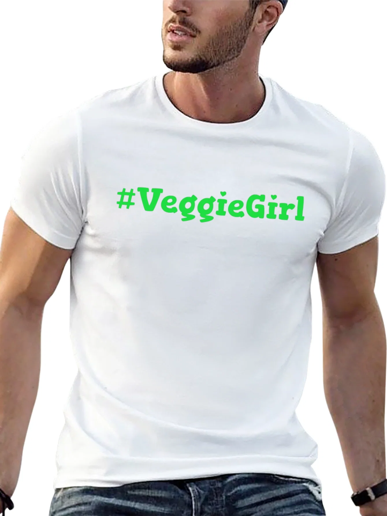 Rebbecca Veggie Girl T-Shirt - Black Cotton Tee