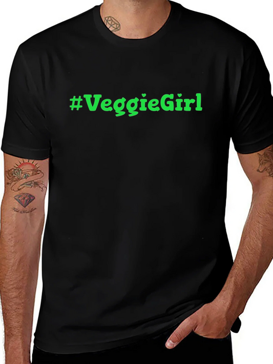 Rebbecca Veggie Girl T-Shirt - Black Cotton Tee