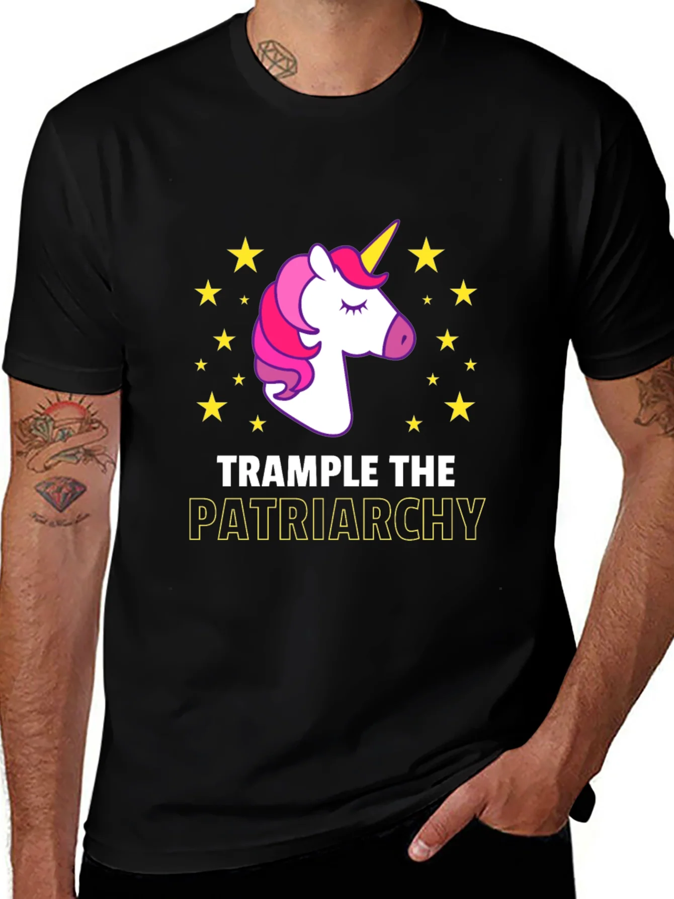 Rebbecca Trample The Patriarchy Unicorn T-Shirt