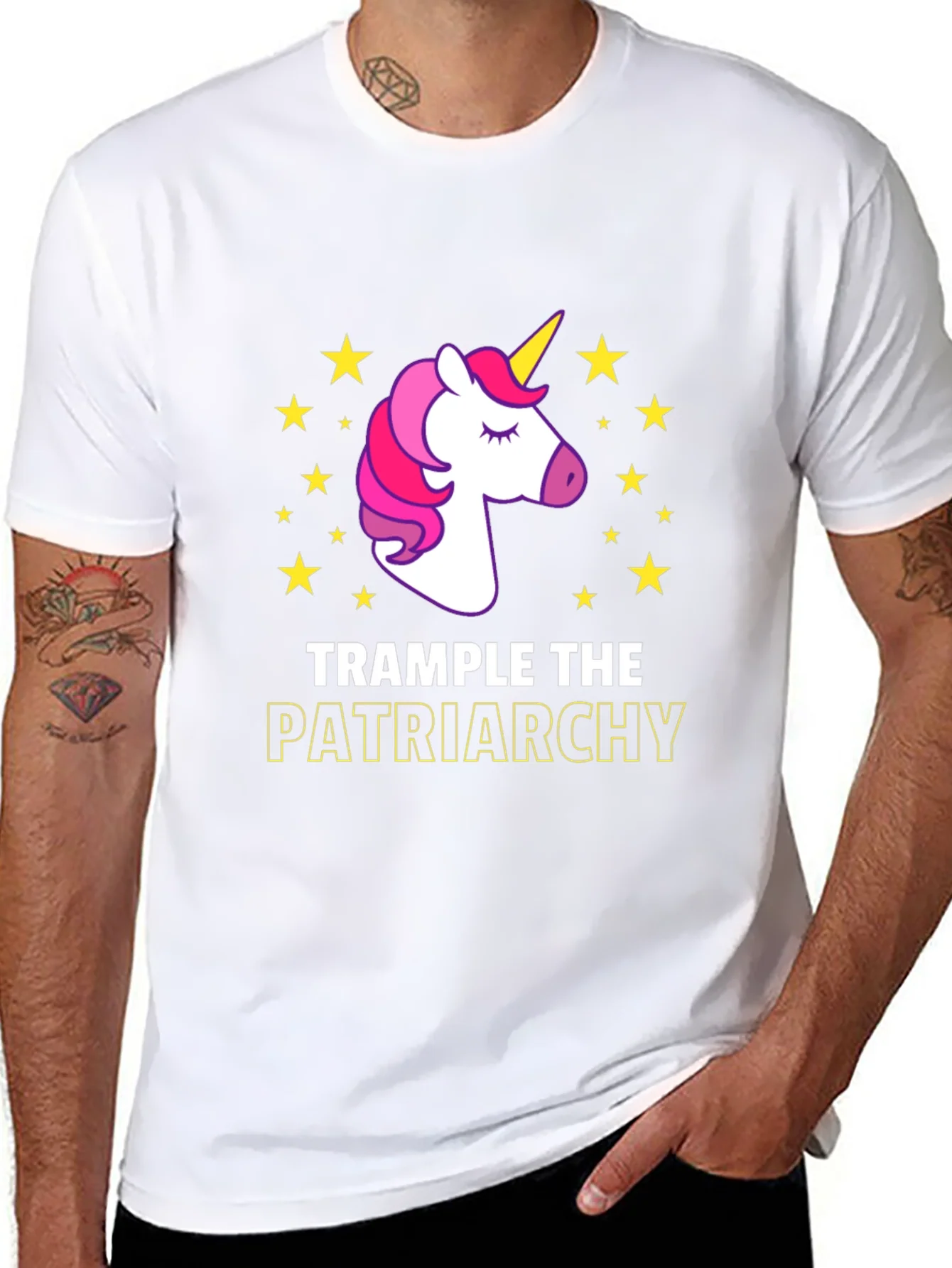Rebbecca Trample The Patriarchy Unicorn T-Shirt