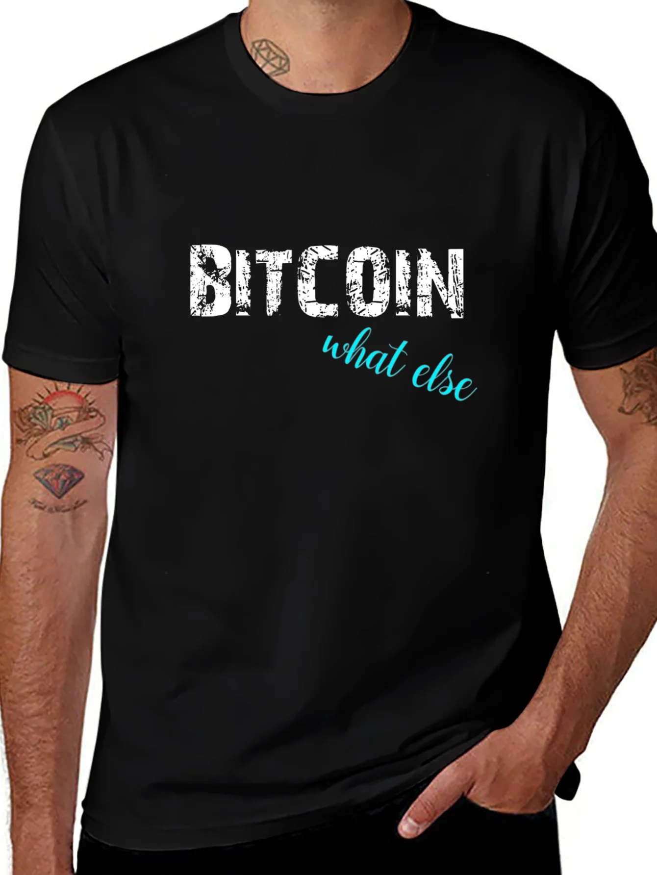 Rebbecca Bitcoin What Else Black Graphic Tee