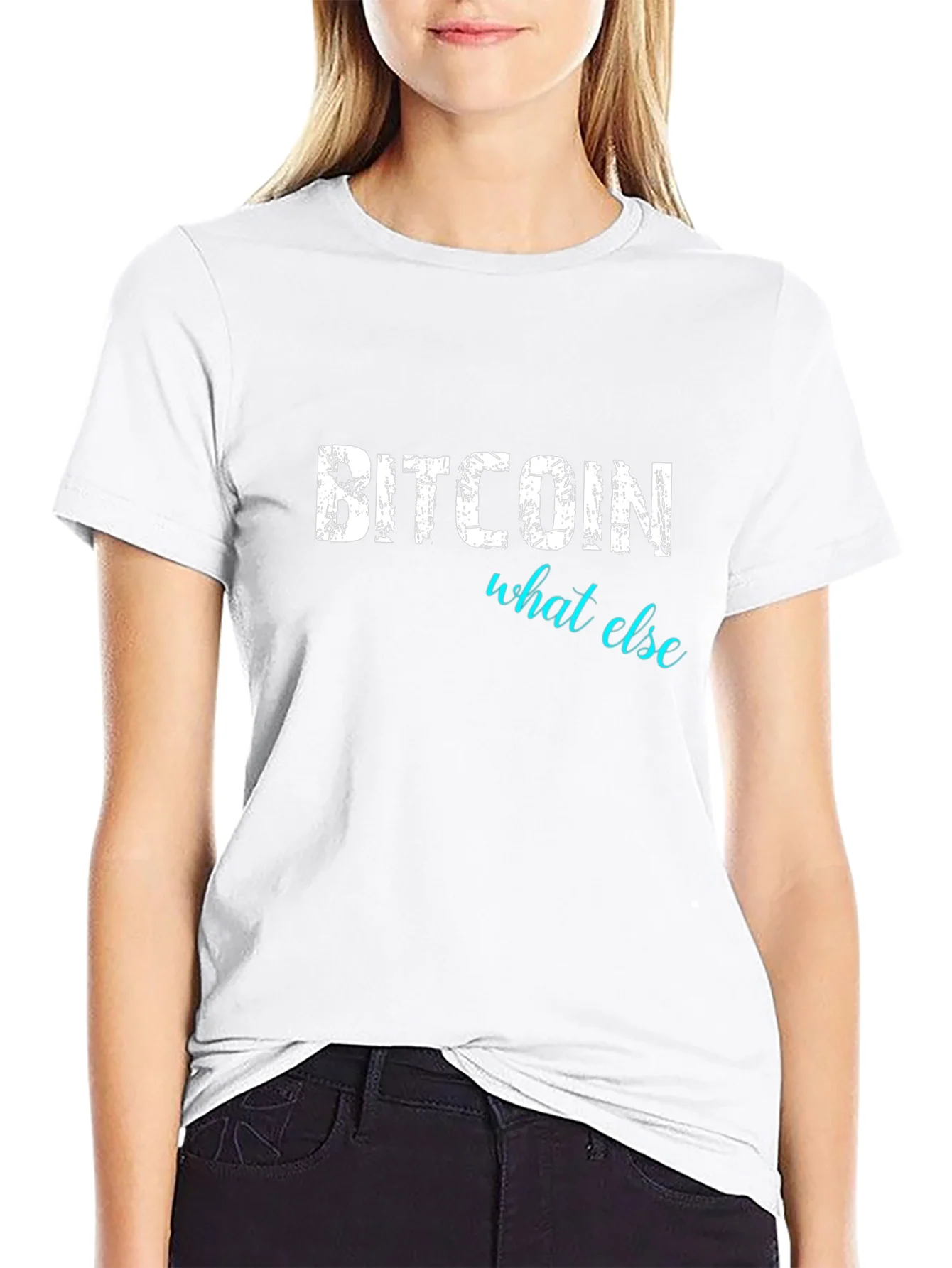 Rebbecca Bitcoin What Else Black Graphic Tee