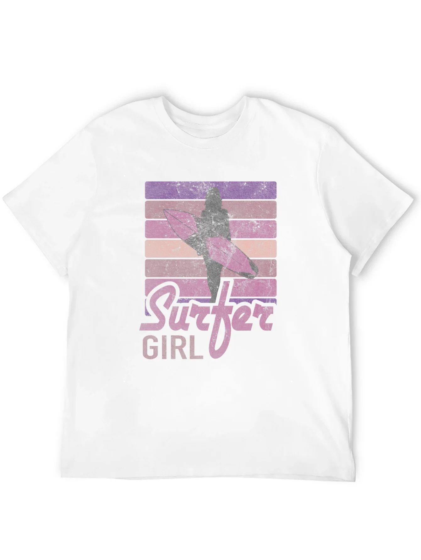 Camiseta Gr¨¢fica Surfer Girl Retro
