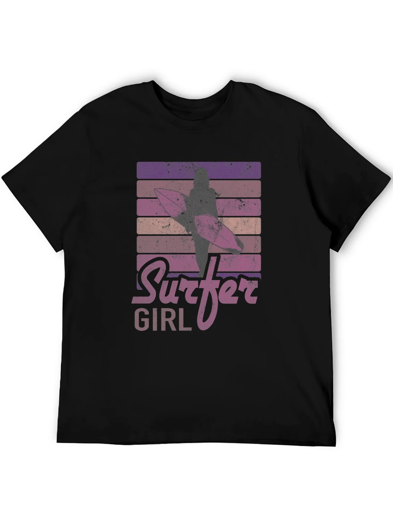 Camiseta Gr¨¢fica Surfer Girl Retro