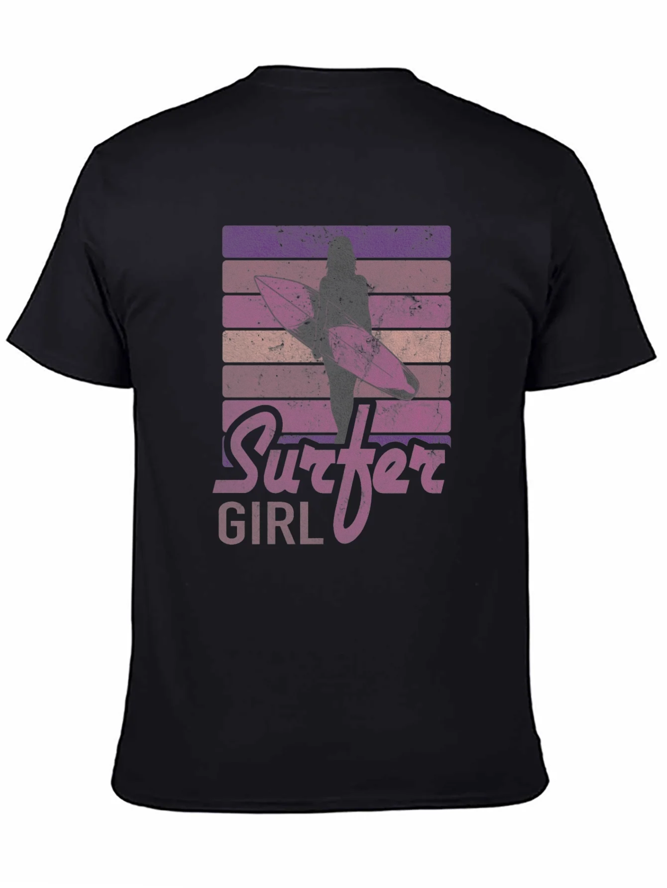 Camiseta Gr¨¢fica Surfer Girl Retro