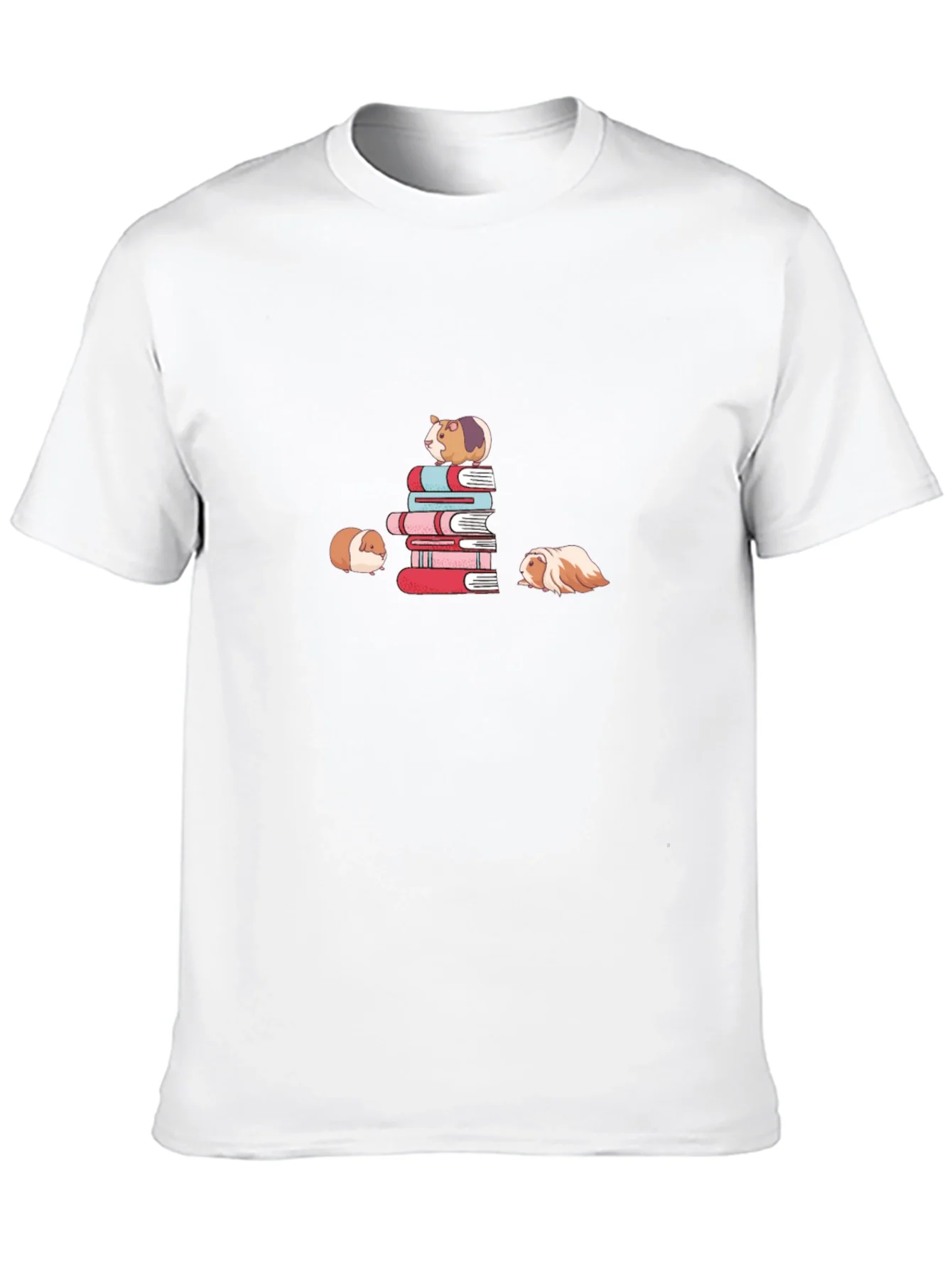 Rebbecca Guinea Pig Books T-Shirt - Cute & Comfy!