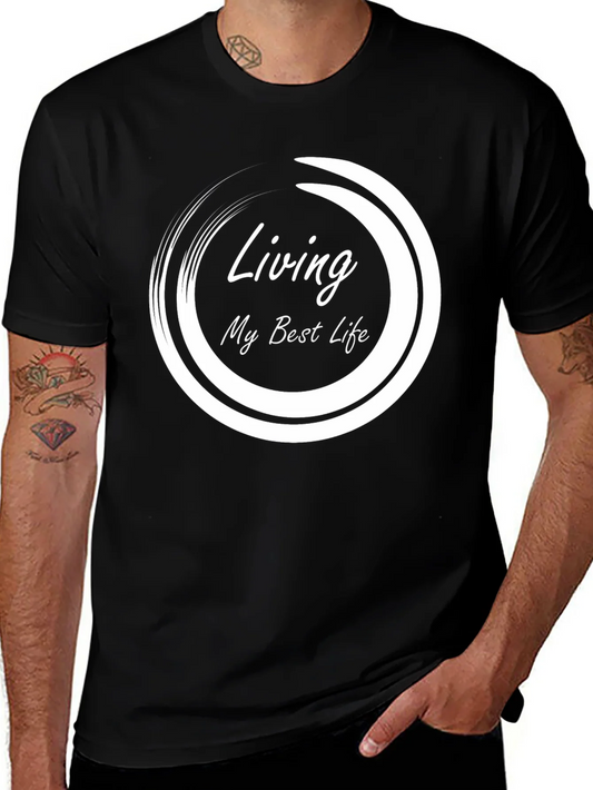 Rebbecca Living My Best Life - Black Graphic Tee