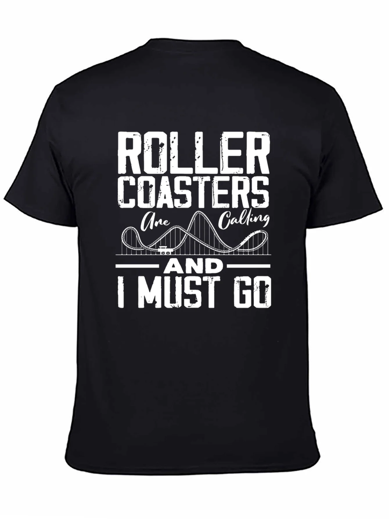 Camiseta Negra: Monta?as Rusas Me Llaman