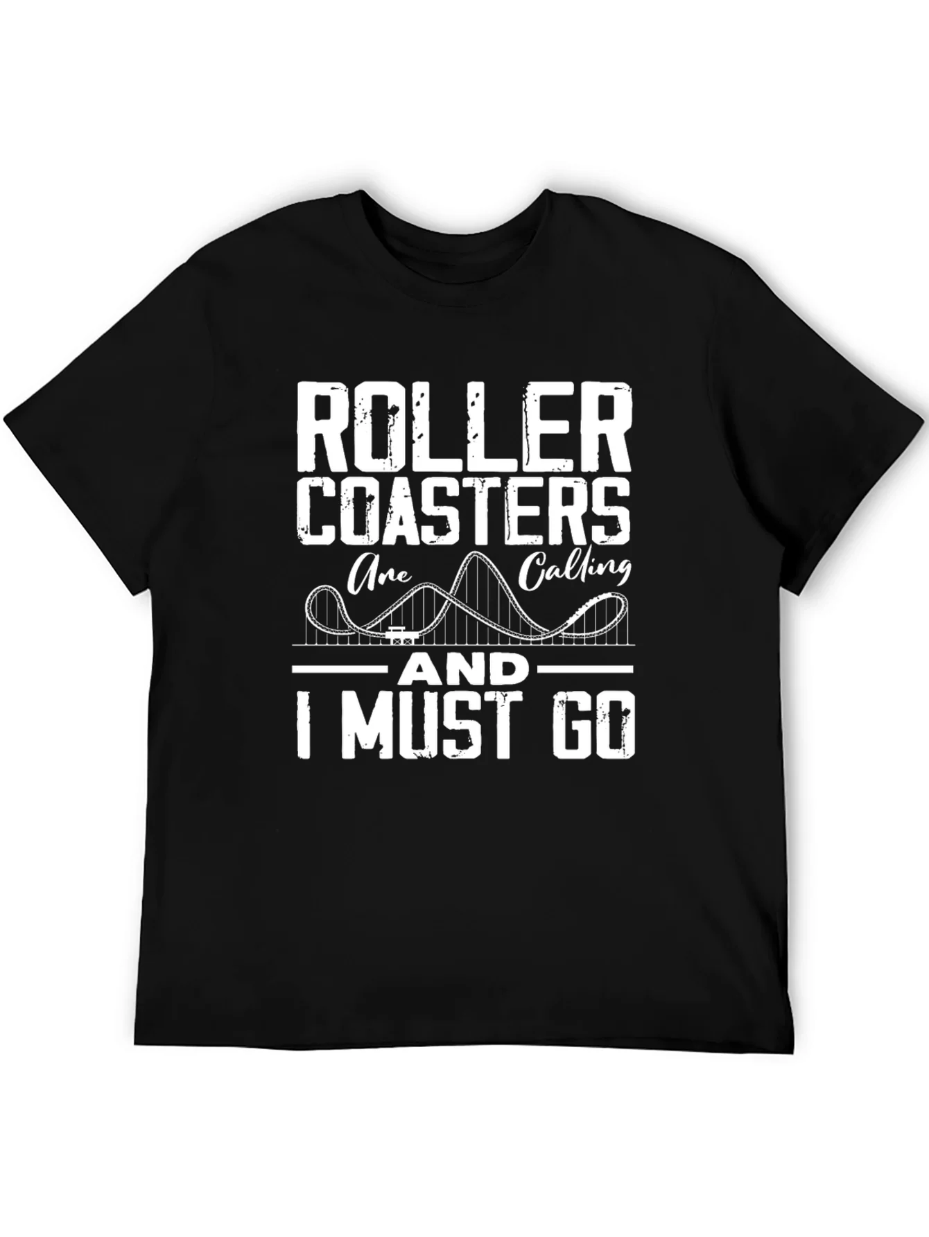 Camiseta Negra: Monta?as Rusas Me Llaman