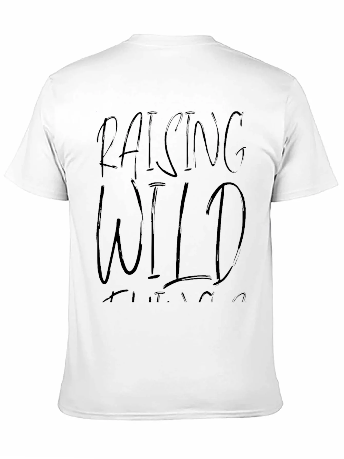 Rebbecca Raising Wild Things Black Graphic Tee