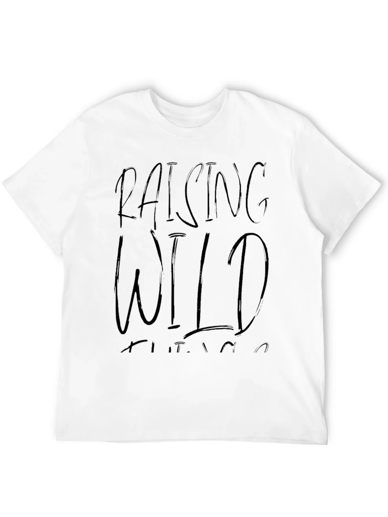 Rebbecca Raising Wild Things Black Graphic Tee