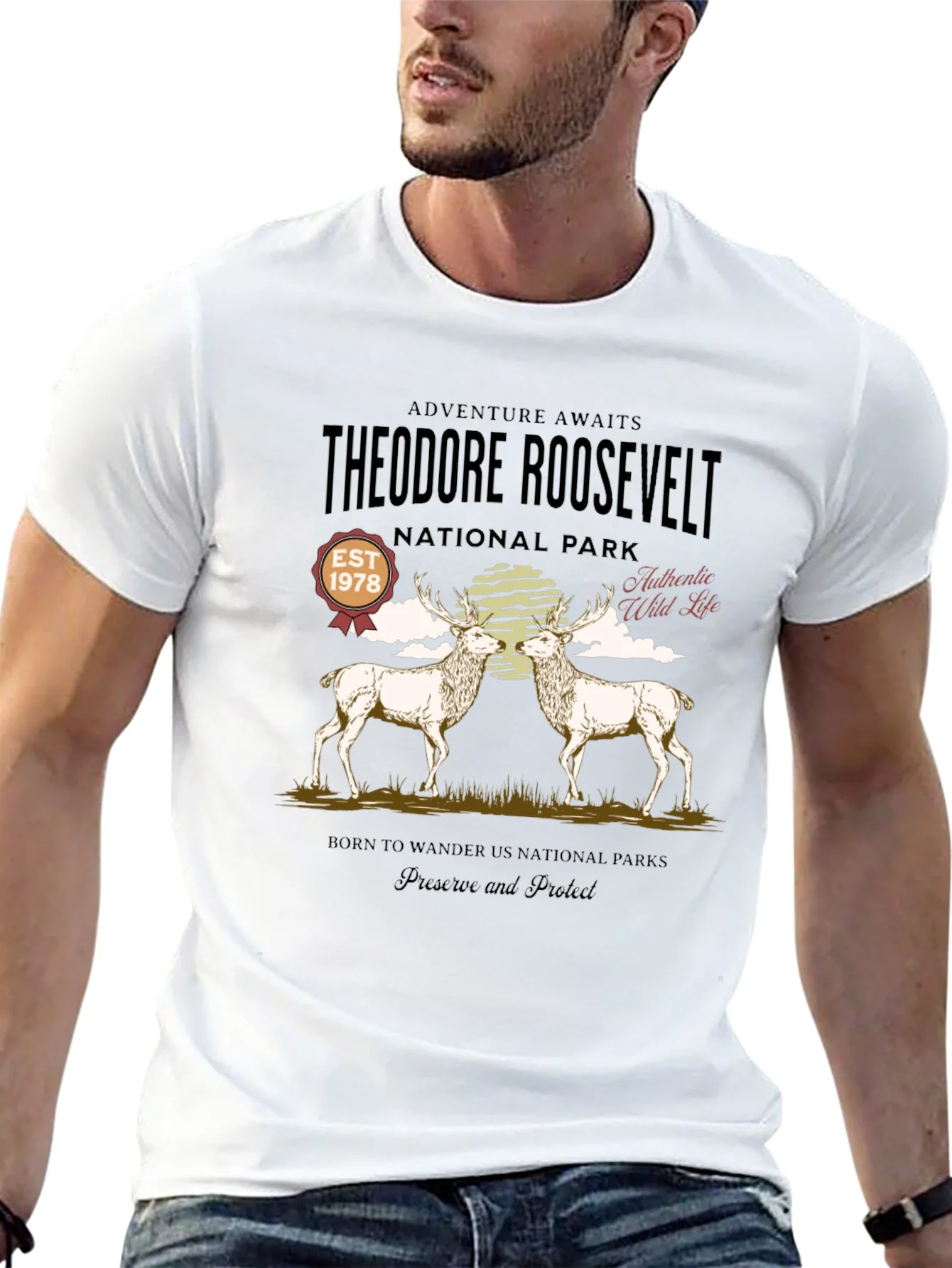 Rebbecca Theodore Roosevelt National Park Graphic T-Shirt