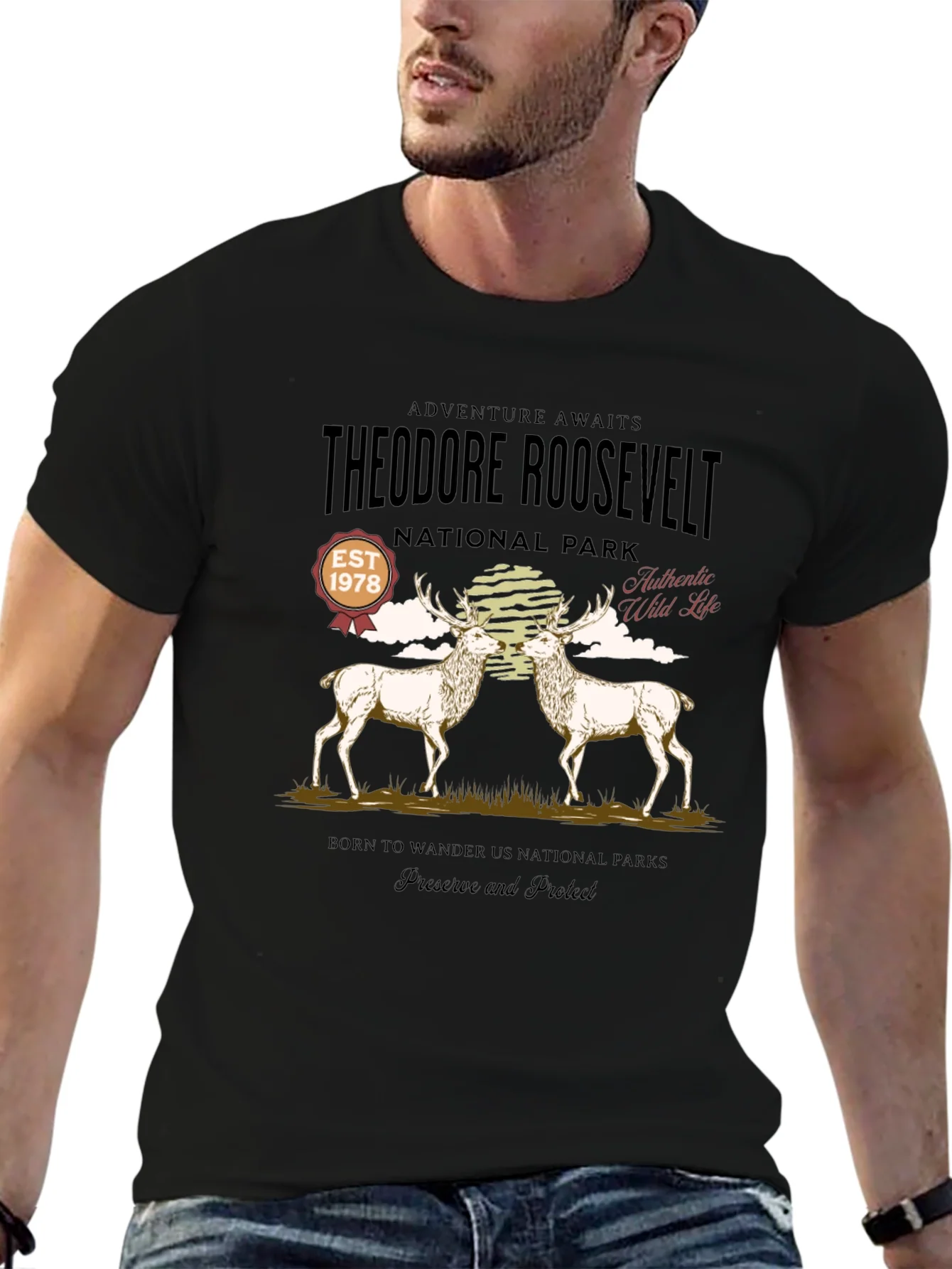 Rebbecca Theodore Roosevelt National Park Graphic T-Shirt