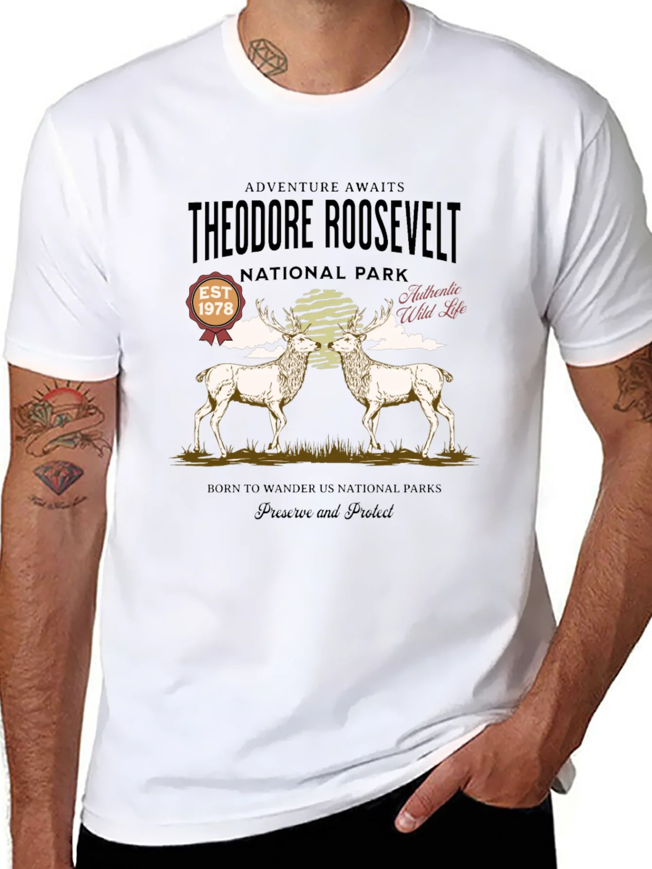 Rebbecca Theodore Roosevelt National Park Graphic T-Shirt