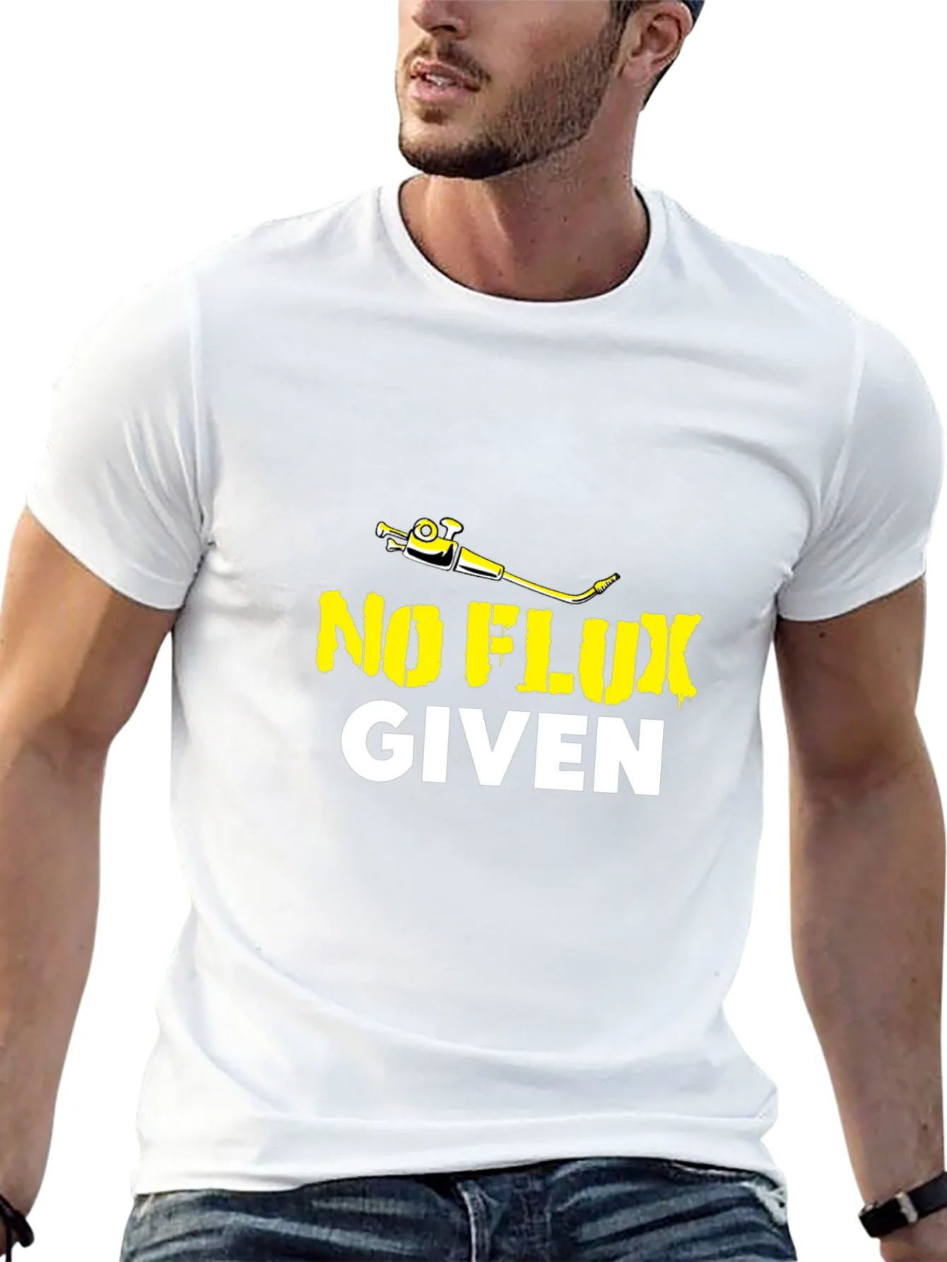 Rebbecca No Flux Given Mens Black T-Shirt