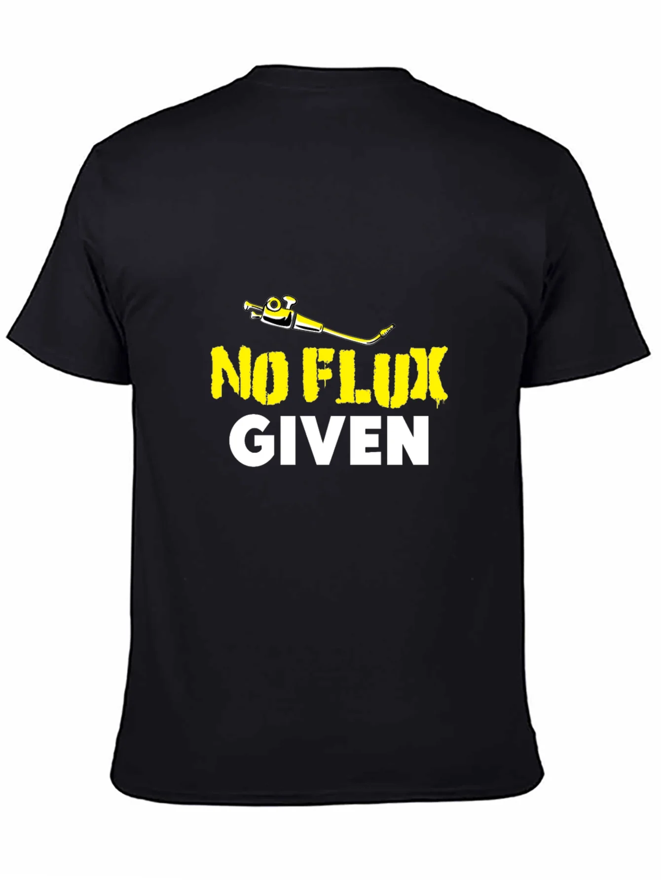 Rebbecca No Flux Given Mens Black T-Shirt