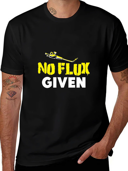 Rebbecca No Flux Given Mens Black T-Shirt