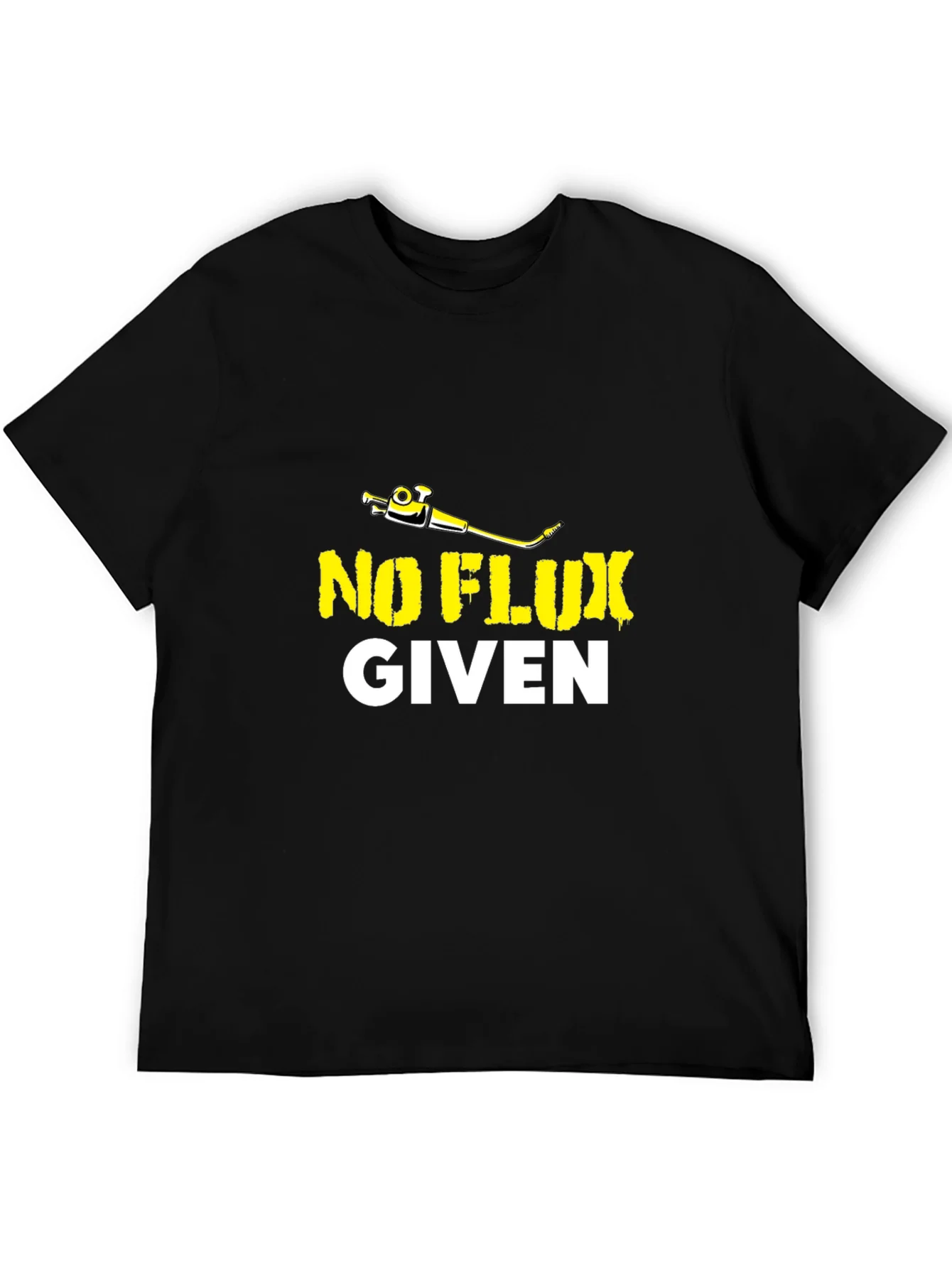 Rebbecca No Flux Given Mens Black T-Shirt