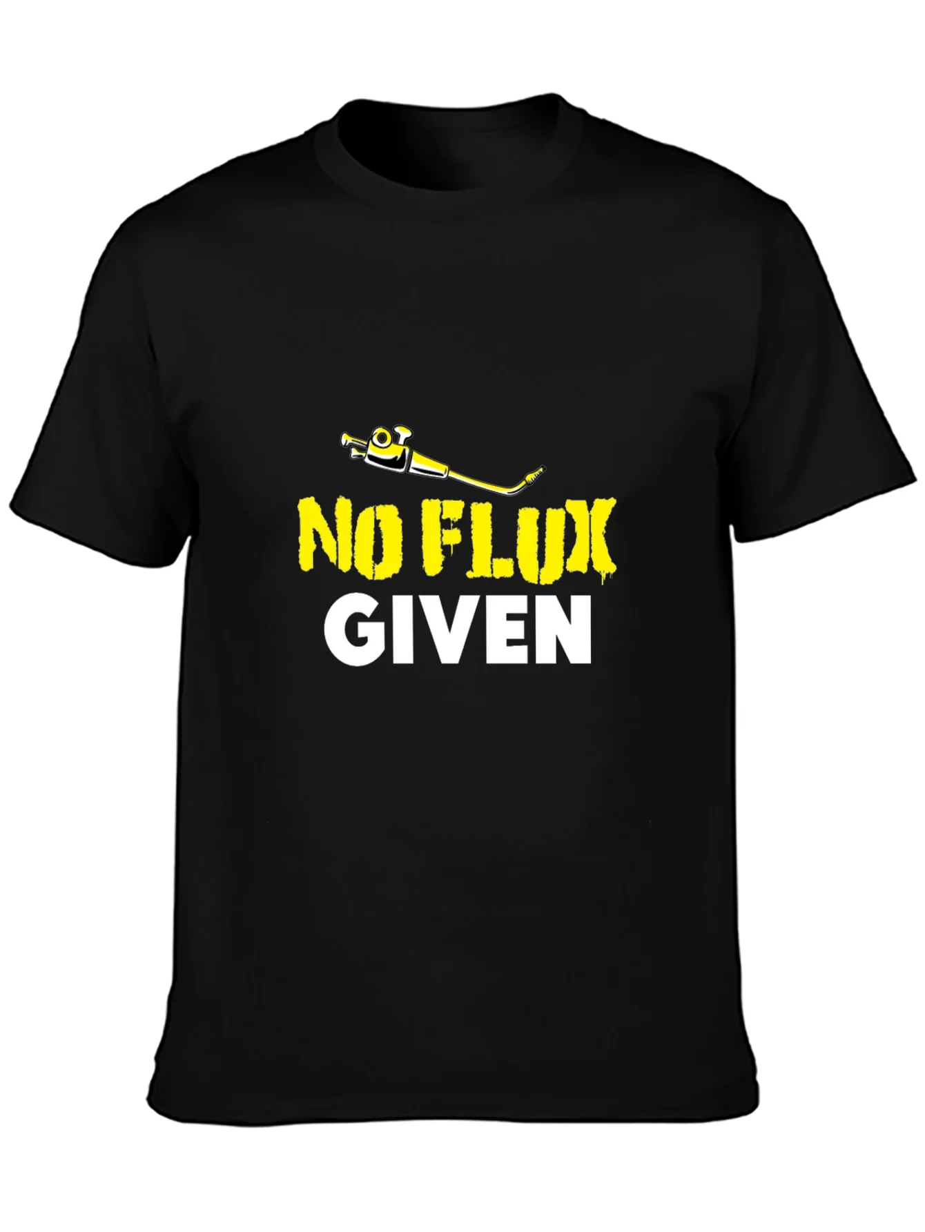 Rebbecca No Flux Given Mens Black T-Shirt